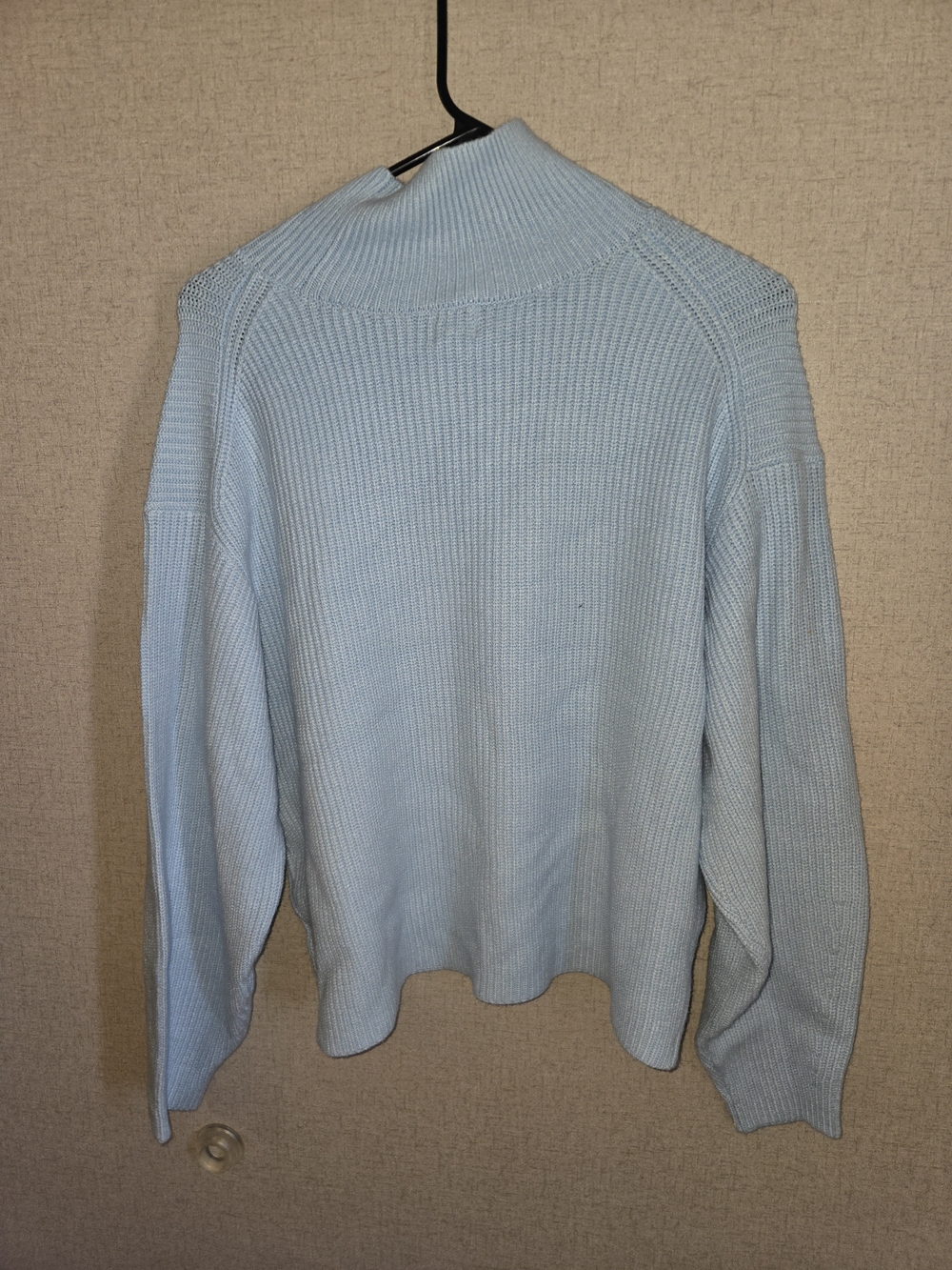 a new day Light Blue Turtleneck Knit Sweater